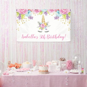 Aquarell Blumenzwiebeln Geburtstag Banner