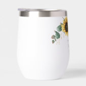 Aquarell Blütenblume Blumengrün Brautparty (Rechts)