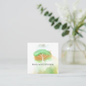 Aquarell Boho Cottage Shabby Chic Visitenkarte (Stehend Vorderseite)