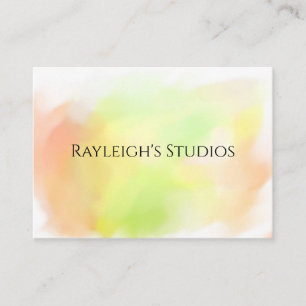 Aquarell Boho Cottage Shabby Chic Visitenkarte