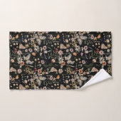 Aquarell Boho Floral Badhandtuch Set (Handtuch)