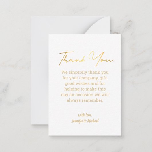 Aquarell boho floral danke Ihnen Hochzeit Foto Mitteilungskarte (Rückseite)