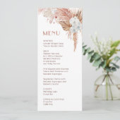 Aquarell Boho Floral Einladung (Stehend Vorderseite)