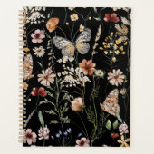 Aquarell Boho Floral  Planer (Vorderseite)