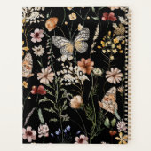 Aquarell Boho Floral  Planer (Rückseite)