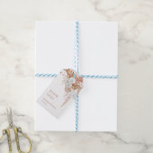 Aquarell Boho Hochzeit Danke Geschenkanhänger (Mit Garn)
