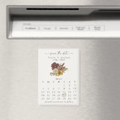 Aquarell Boho Neutral Save-the-Date-Magnet Magnet (In Situ (Geschirrspüler))