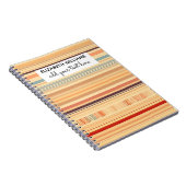Aquarell Boho Regenbogen Notizblock (Rechte Seite)