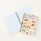 Aquarell Boho Regenbogen Notizblock (Innenseite)