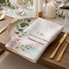 Aquarell boho Sukkulenten Vintage Pastell floral Serviette