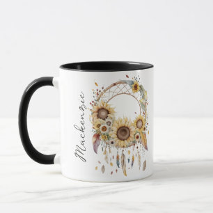 Aquarell Boho Traumfänger Tasse