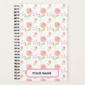 Aquarell-Botanik-Blumenmuster-Planer Planer (Vorderseite)