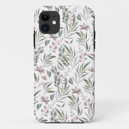 Aquarell Botanik Case-Mate iPhone Hülle (Rückseite)