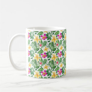 Aquarell-Botanik-Mohn-Wildblumen-Garten-Tasse Kaffeetasse