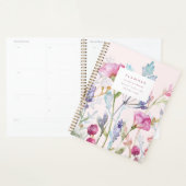 Aquarell-Botanik-Pastell-Blumen-Planer Planer (Anzeige)