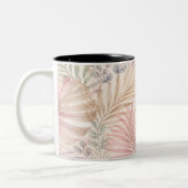 Aquarell Botanische Blätter Tasse (Links)