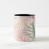 Aquarell Botanische Blätter Tasse (Mittel)