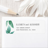 Aquarell Botanische Hochzeitsadresse (Insitu)