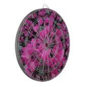 Aquarell-Bougainvillea Dartscheibe (Vorderseite Links)