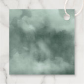 Aquarell Bouquet Vielen Dank, dass Sie die ID654 e Geschenkanhänger (Rückseite)