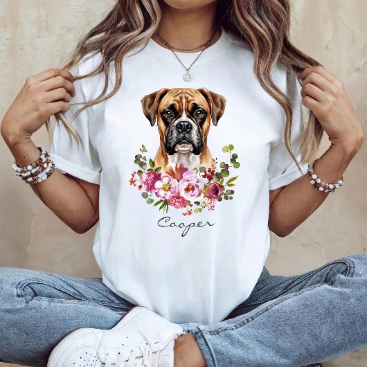Aquarell-Boxer T-Shirt