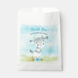 Aquarell Boy Goat Farm Vielen Dank Geschenktütchen