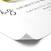 Aquarell | Bräunungsgetränk Poster (Ecke)