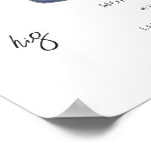 Aquarell | Bräunungsgetränk Poster (Ecke)