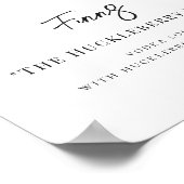 Aquarell | Bräunungsgetränk Poster (Ecke)