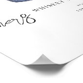 Aquarell | Bräunungsgetränk Poster (Ecke)