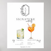 Aquarell | Bräunungsgetränk Poster (Vorne)