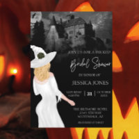Aquarell Brautparty Halloween Blondine