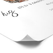 Aquarell | Bride & Groom Signature Drink Poster (Ecke)