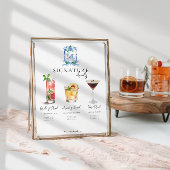 Aquarell | Bride & Groom Signature Drink Poster