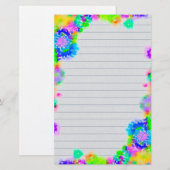 Aquarell Briefpapier (Vorne/Hinten)