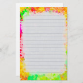 Aquarell Briefpapier (Vorne/Hinten)