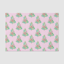 Aquarell Bright Colors Coquette Weihnachtsbaum Seidenpapier