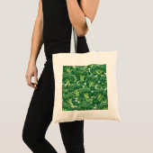 Aquarell-Brokkoli-Botanisches-Gemüse-Muster Tragetasche (Vorderseite (Produkt))