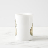 Aquarell-Brown-Häschen-Tee-Schale Porzellantasse (Vorderseite)