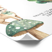 Aquarell - Bücher für Babyposter Poster (Ecke)