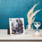 Aquarell Buddha Surrender Plaque w/Easel Fotoplatte (InSitu)