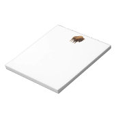 Aquarell-Büffel-Notizblock Notizblock (Rotiert)