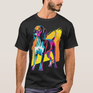 Aquarell Bunter Treeing Walker Coonhound Hund T-Shirt