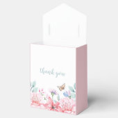 Aquarell Butterfly Gefälligkeitsbox für Babydusche Geschenkschachtel (Geöffnet)