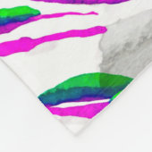 Aquarell Camouflage Design. Abstrakt Safari Tile Fleecedecke (Ecke)