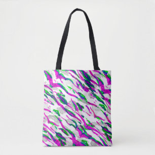 Aquarell Camouflage Design. Abstrakt Safari Tile Tasche