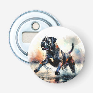 Aquarell-Cane-Corso-Hund Flaschenöffner