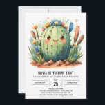 Aquarell Chic Kids Cactus Boy Birthday Einladung<br><div class="desc">Feiern Sie Ihren großen Tag mit unserer Watercolor Chic Kids Cactus Boy Birthday Einladung. Die reizvolle Mischung aus Aquarelltönen und spielerischem Kakteen schafft ein charmantes, einzigartiges Design, das das Wesen der Kindheit der Freude einfängt. Diese bearbeitbare Einladung erlaubt es Ihnen, die Details mühelos anzupassen und so eine persönliche Touch für...</div>