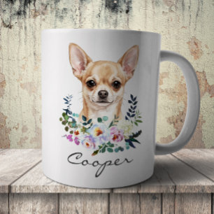 Aquarell Chihuahua Kaffeetasse