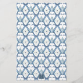 Aquarell Chinoiserie Ginger Jar Monogram Wappen Briefpapier (Rückseite)